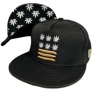 Cayler and Sons JAY NATION SnapBack Hat One Size Fits All Joints Leaves Leafs